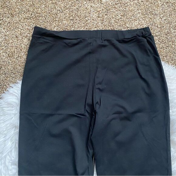 Leith Faux Leather Front Leggings Pants Pull On Elastic Waist Womens Size Small - Picture 4 of 7